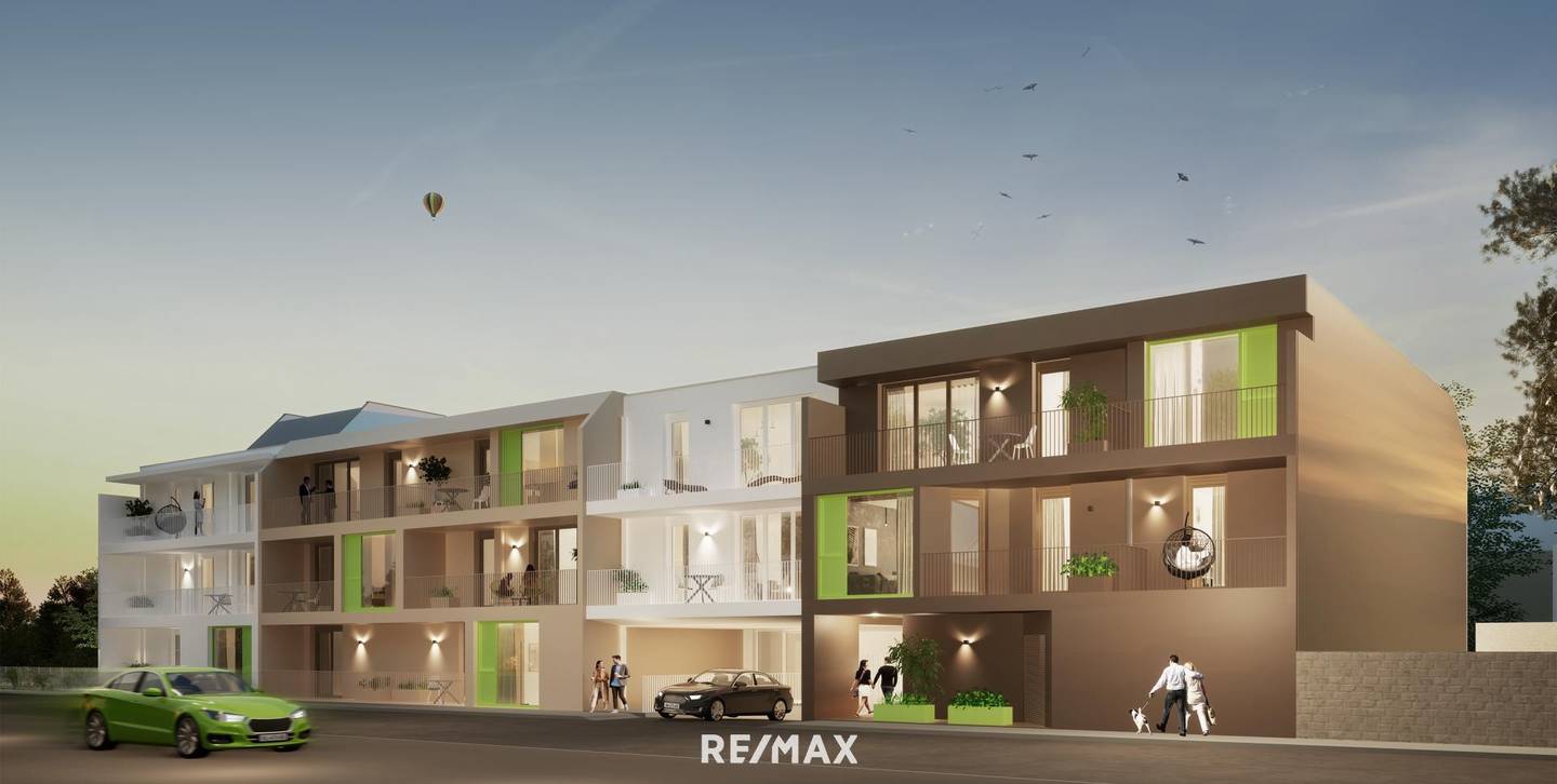 Newly built apartment in city center with garden