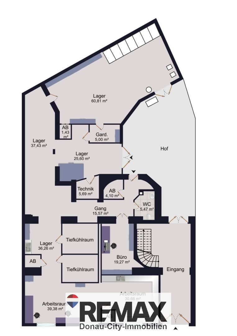 Gewerbeobjekt Margaretengürtel 276m²