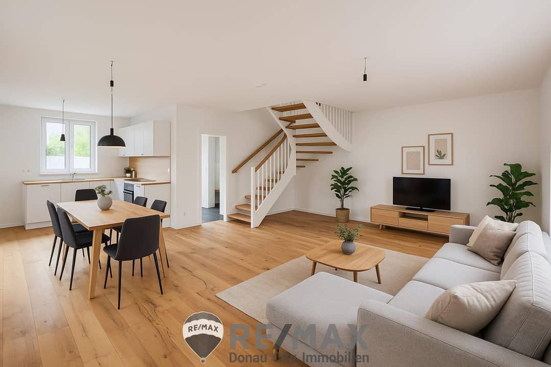 Neubau-Doppelhaushälfte in Herzogenburg: 110 m², 4 Zimmer, Terrasse