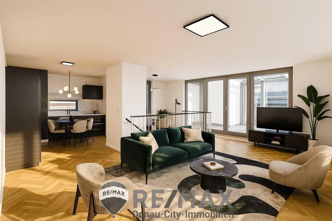 Penthouse mit Dachterrasse Bisambergblick