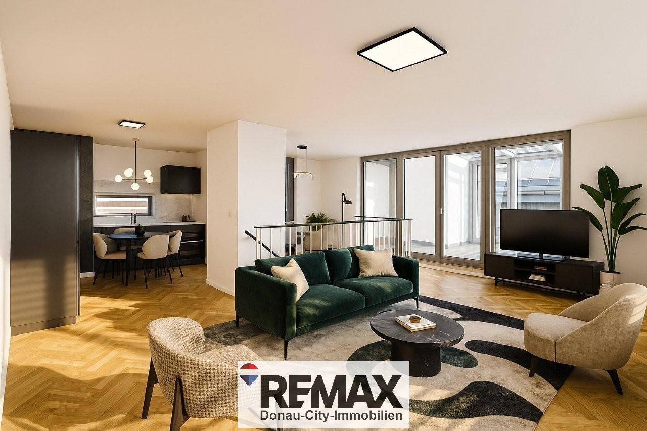 Penthouse mit Dachterrasse Bisambergblick