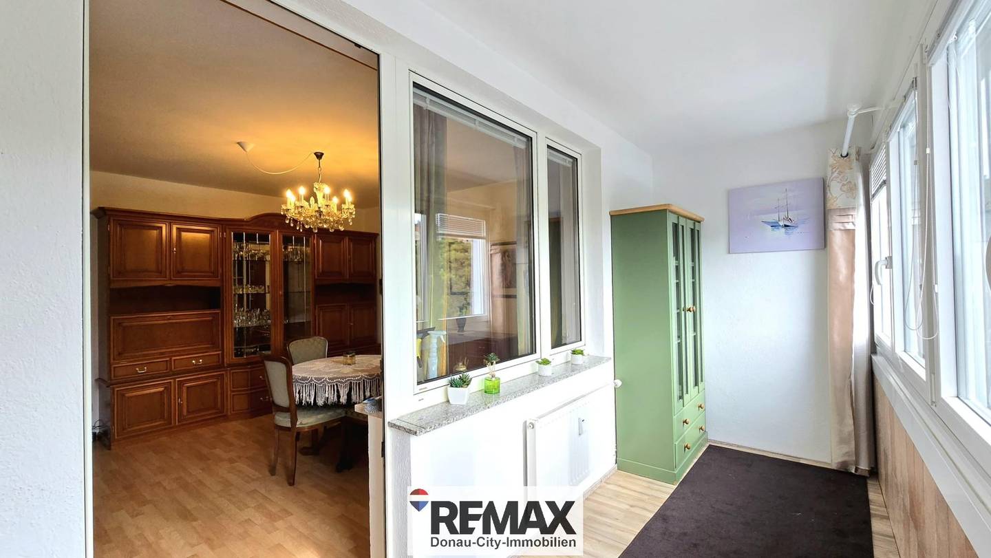Barrierefreie Wohnung mit verglaster Loggia