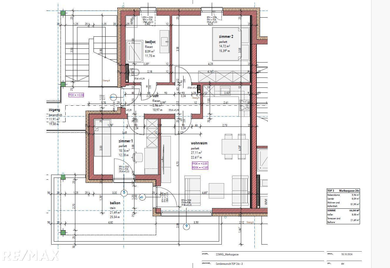 New build apartment with garden and terrace