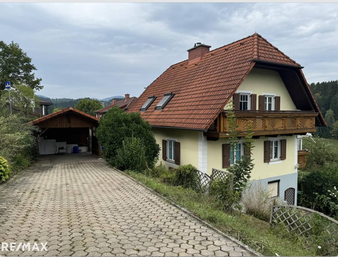 Einfamilienhaus in Birkfeld mit Hanglage, Garten, 135 m² Wohnfläche