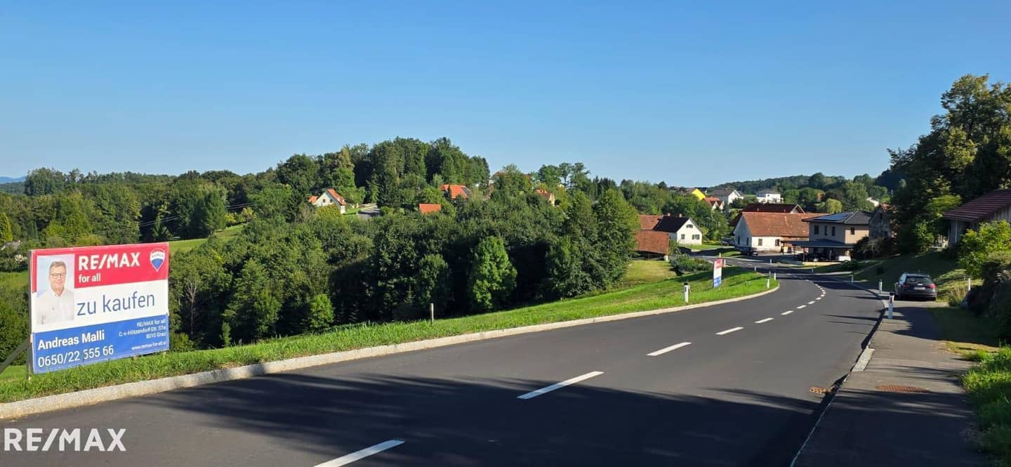 Sonniges Baugrundstück in Kohldorf, 787 m², ca. 15 km östlich von Graz