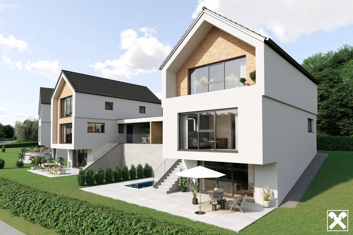 Neubau-Haus in Stegersbach ca. 150 m² mit Terrasse & Carport