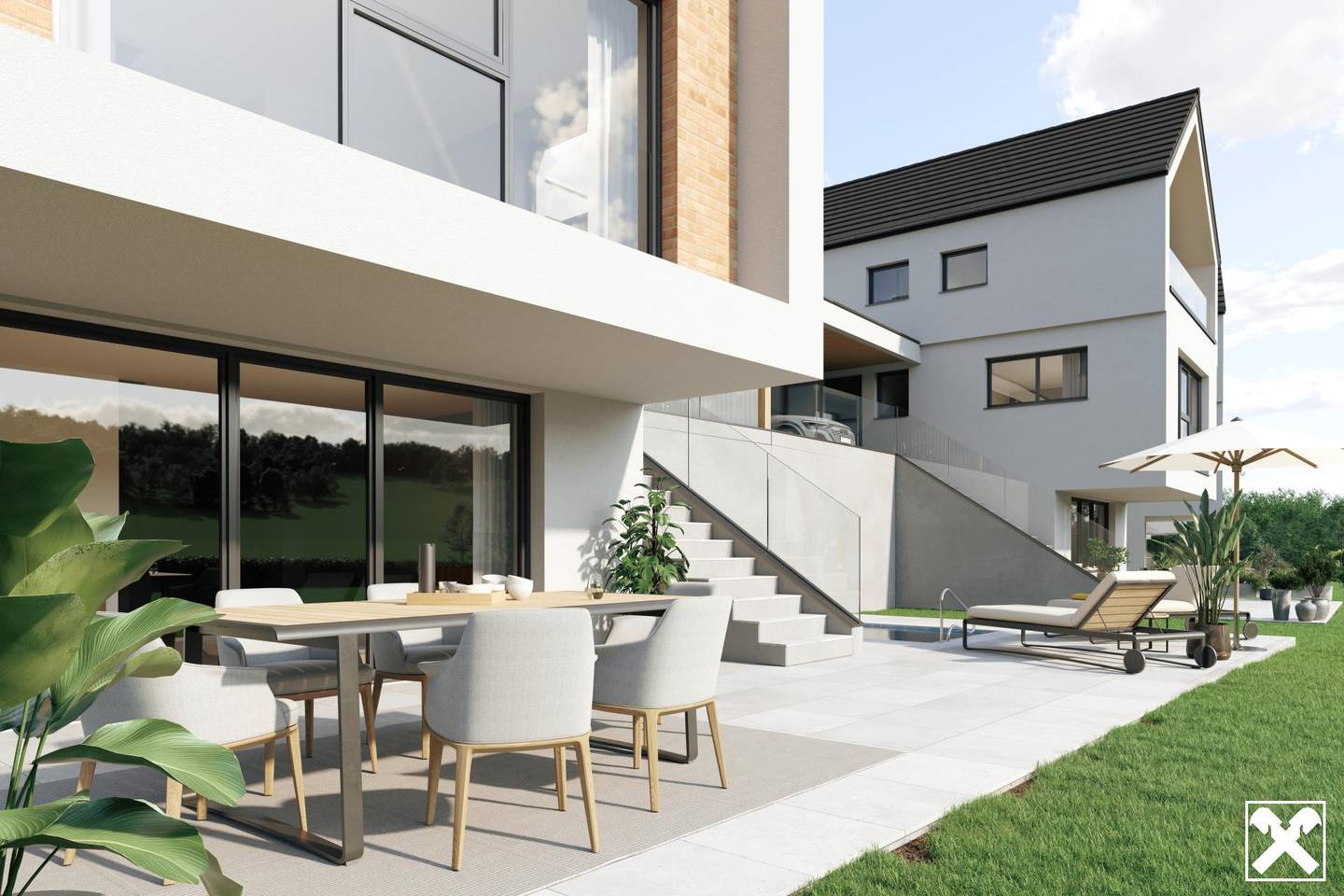 Neubau-Haus in Stegersbach ca. 150 m² mit Terrasse & Carport