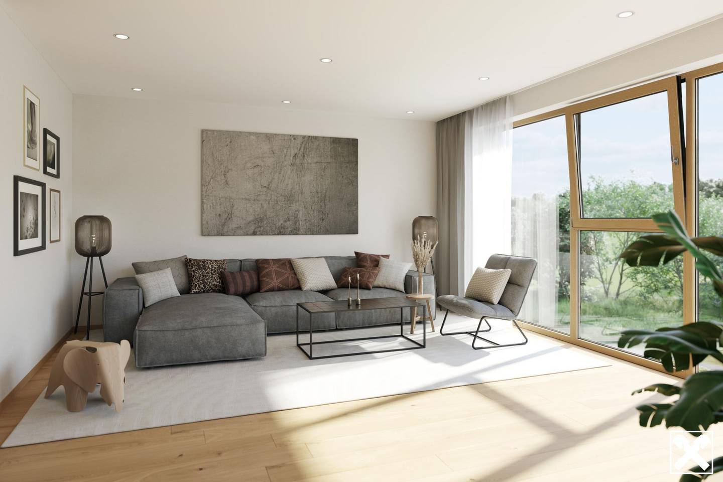 Neubau-Haus in Stegersbach: 151 m² Wohnfläche, Carport, Terrasse