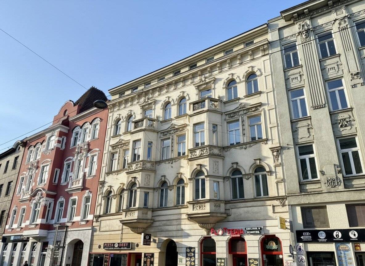 Erdgeschosswohnung im Altbau mit Lift nahe U6