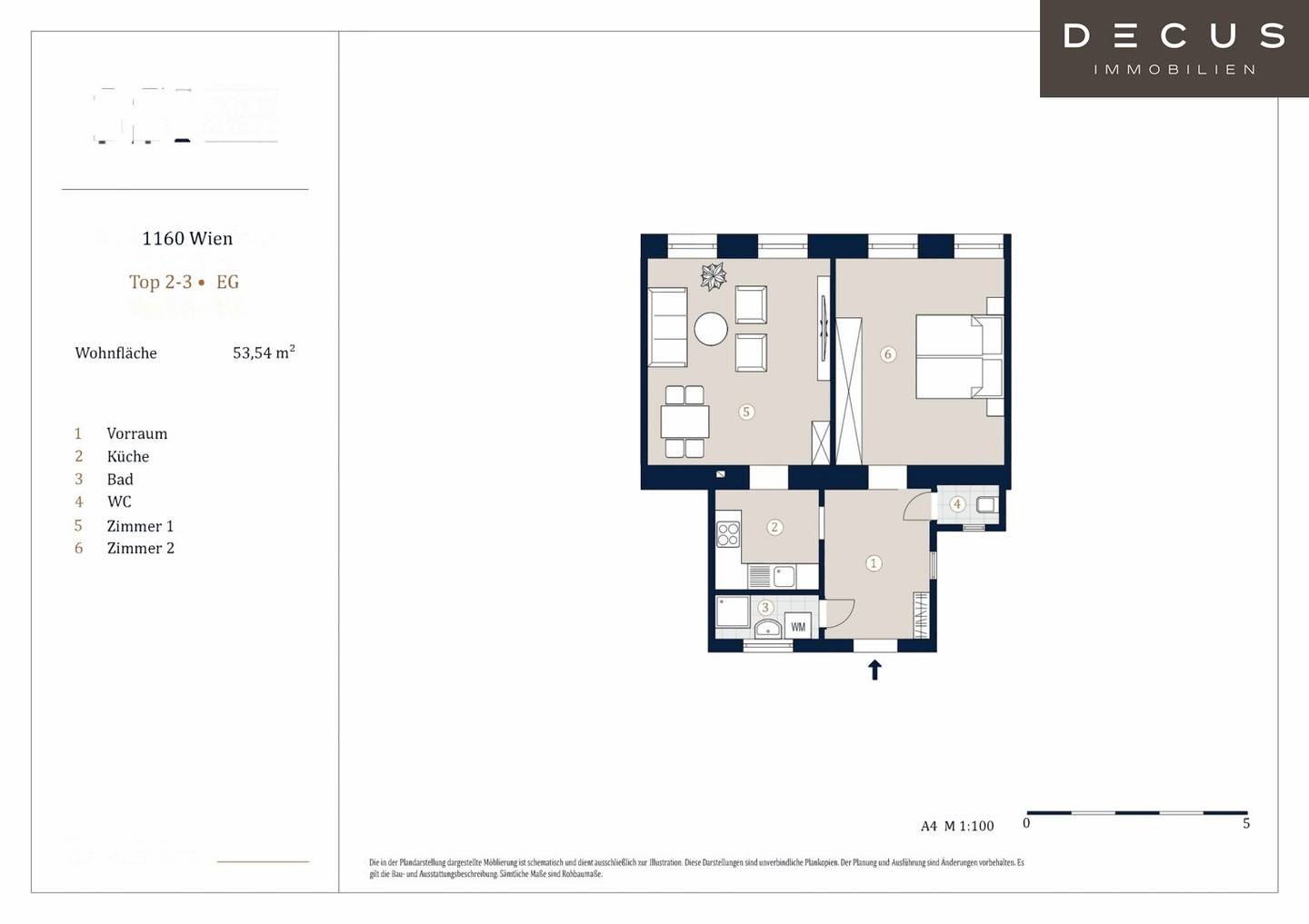 Erdgeschosswohnung im Altbau nahe U3 Ottakring