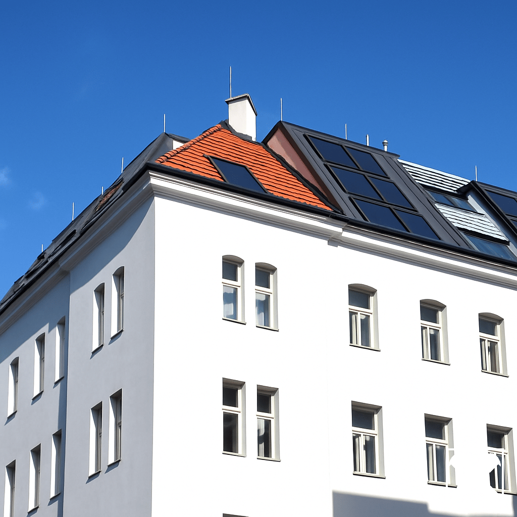 Attic apartment with terrace and lift