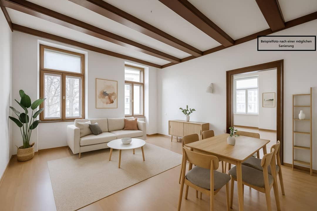 Altbauwohnung Linzer Straße Sanierungspotenzial