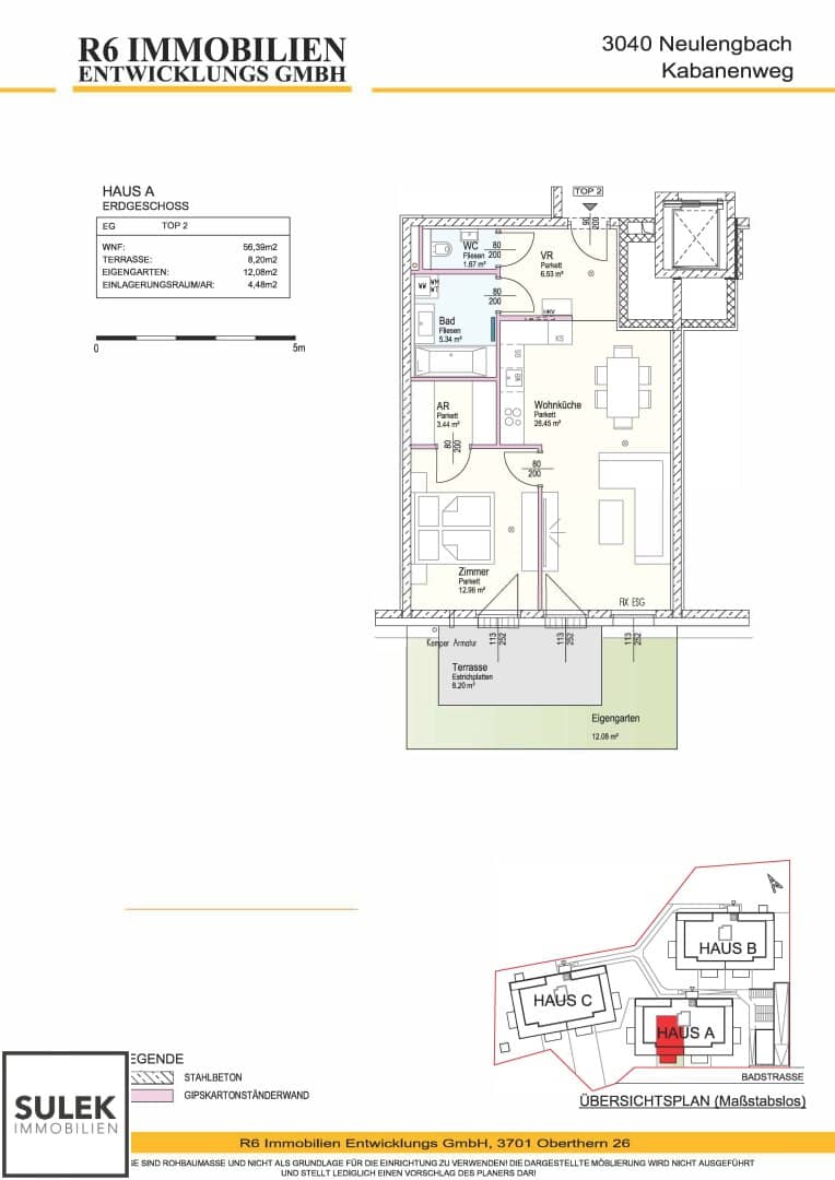 2-Room Garden Apartment Neulengbach