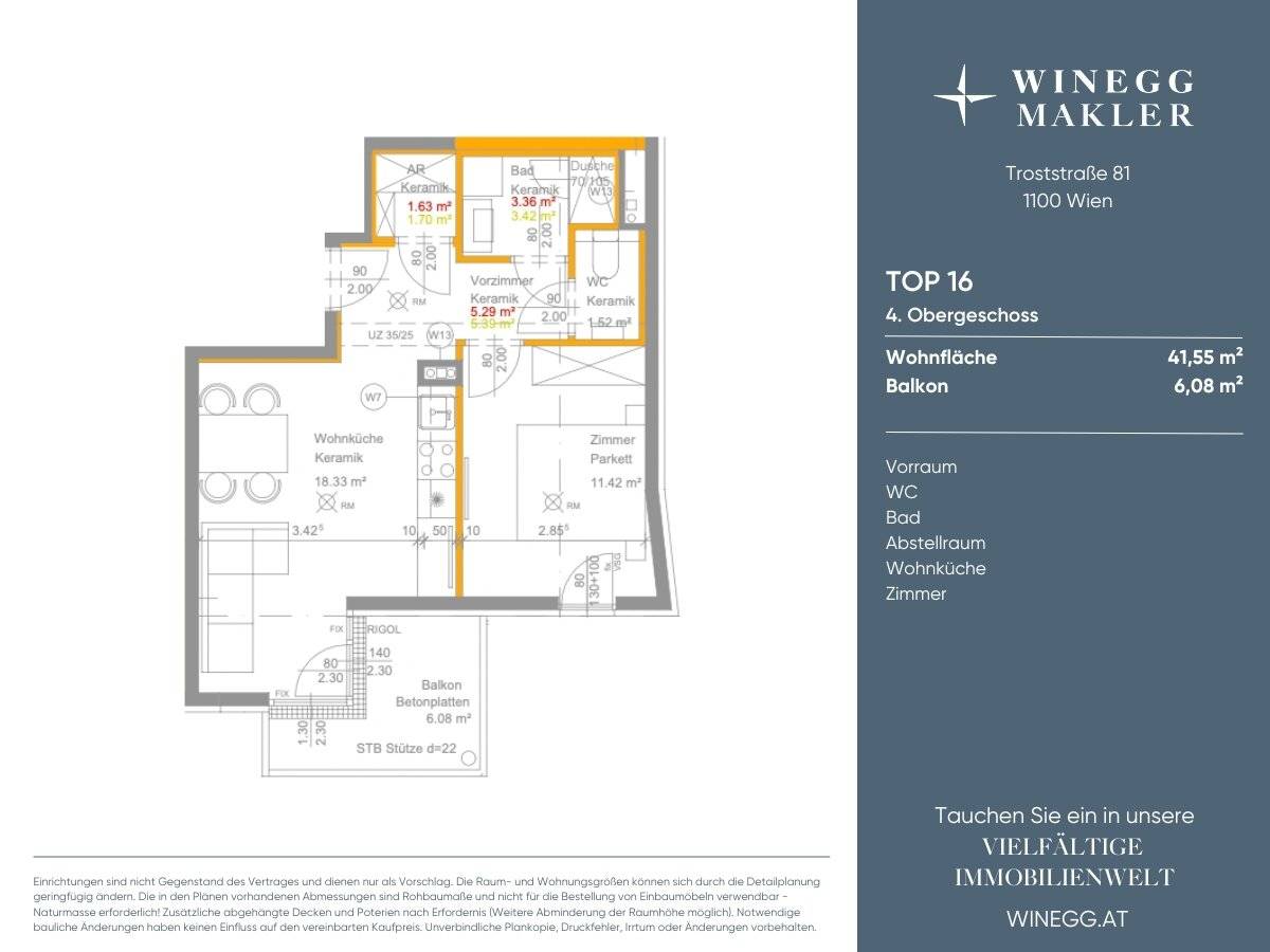 First occupancy in a modern new build with open spaces