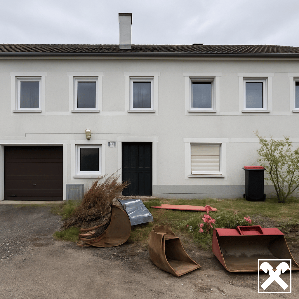 Zweigeschoßiges Einfamilienhaus in Ardagger Markt mit Garage