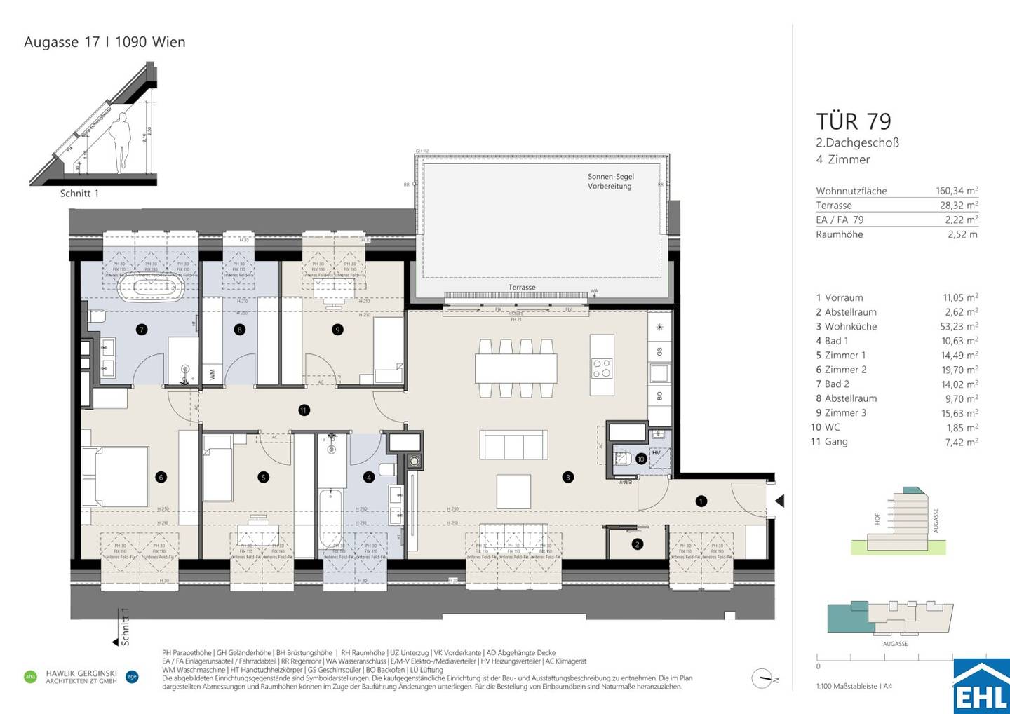 New build apartment balcony energy efficient