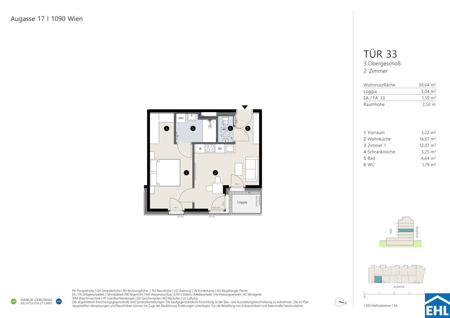 Wohnung Erstbezug Neubau mit Balkon
