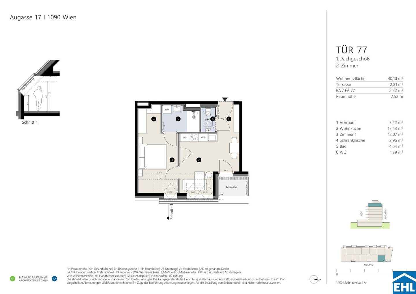 Wohnung Erstbezug Neubau mit Balkon