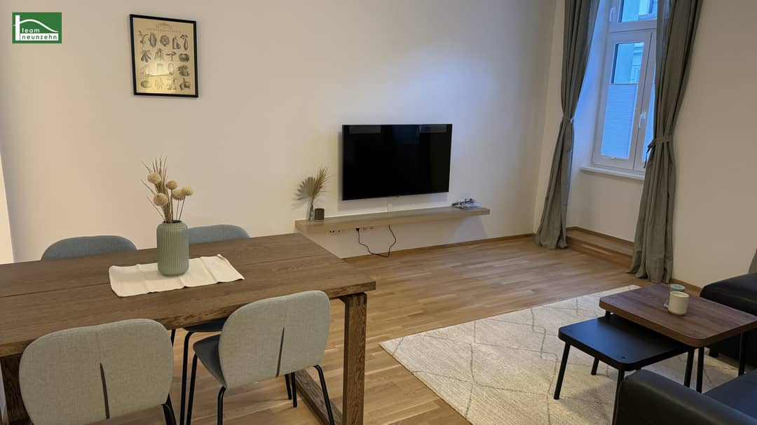 Erdgeschosswohnung ruhige Lage möbliert nahe U6