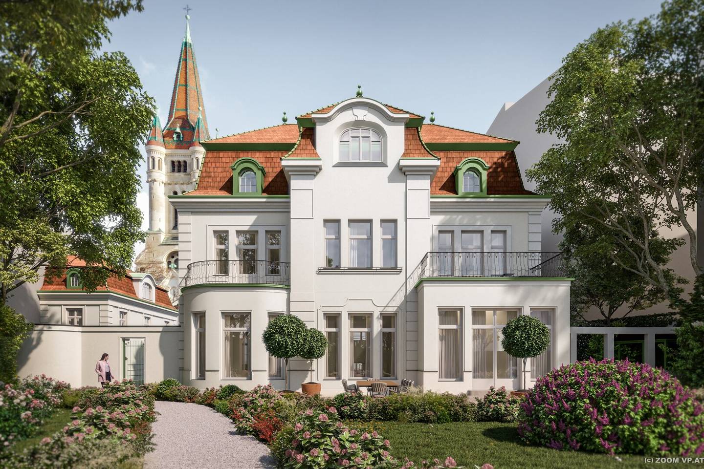 Zinshaus in Wien 3. Bezirk nahe Kardinal-Nagl-Platz große Gartenfläche