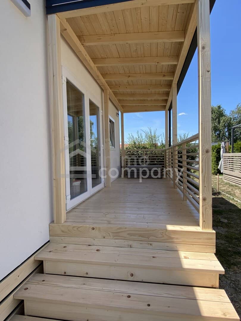 Neues Mobilheim im Storchencamp Rust – 3 Zimmer, 25 m² Wohnfläche