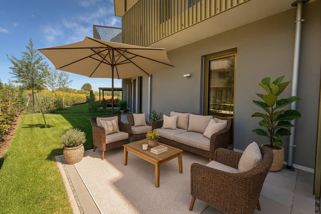 Wohnung Hirschfeld Gartenjuwel Erstbezug