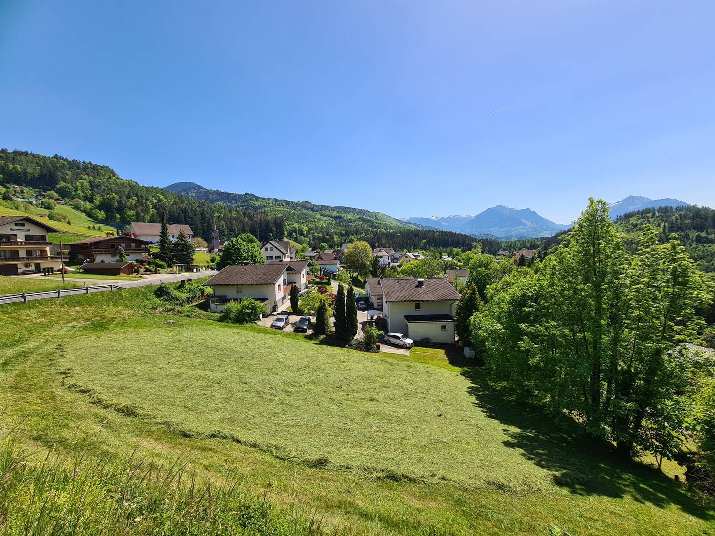 Hanggrundstück mit Panoramablick in Zwischenwasser-Batschuns 1.450 m²