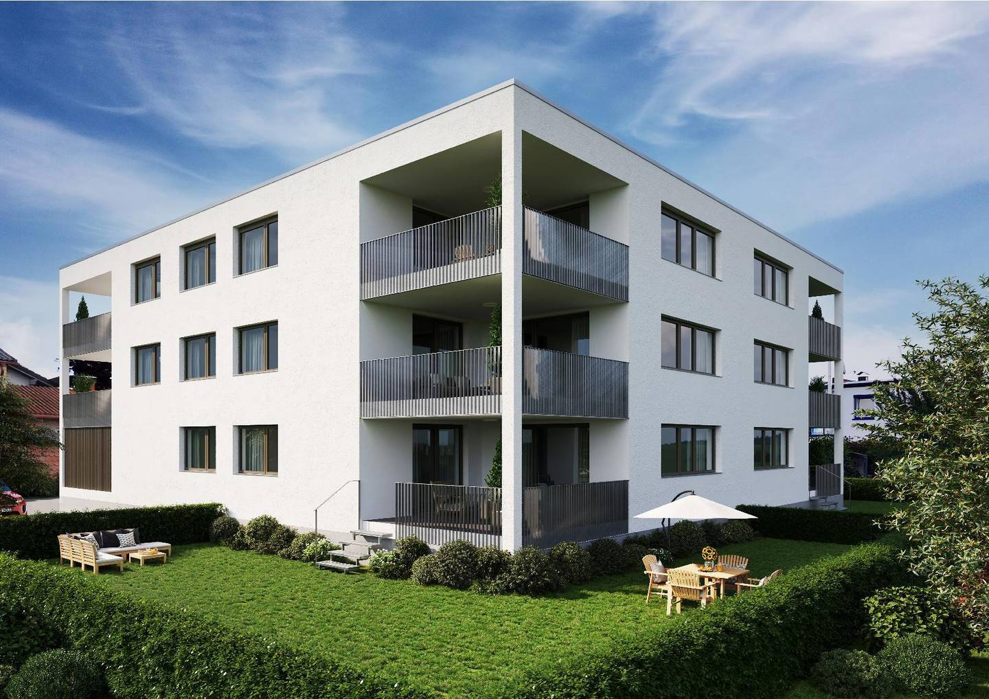 Maisonette apartment new build barrier free with elevator