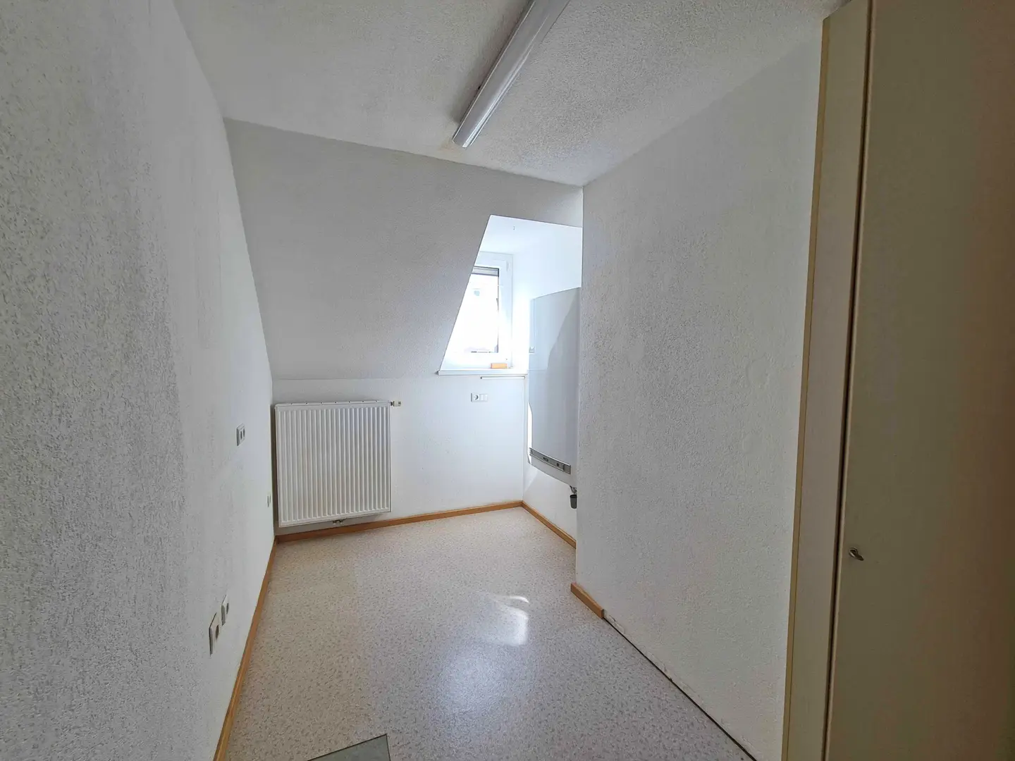 Top floor apartment with garden plot