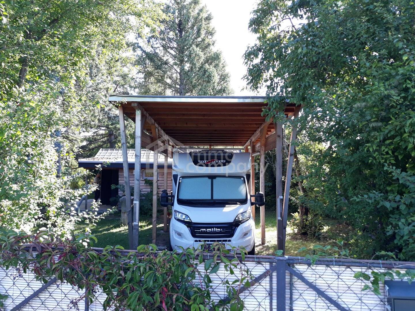 Haus am Neufeldersee in Hornstein, 48 m², Holzbau, Terrasse