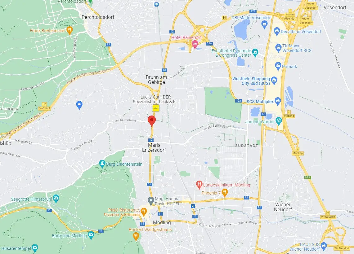 Bauland in Maria Enzersdorf, Kerngebiet, 1.161 m² voll erschlossen