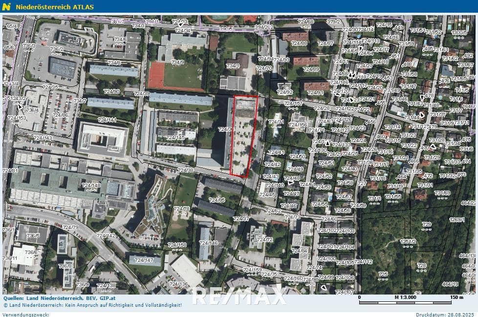 PKW-Abstellplatz in St. Pölten/Süd, nah zu WIFI/WKO, gut erreichbar