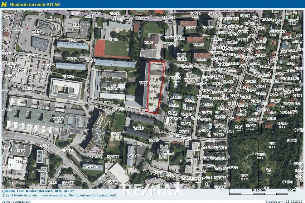 PKW-Abstellplatz in St. Pölten/Süd, nah zu WIFI/WKO, gut erreichbar