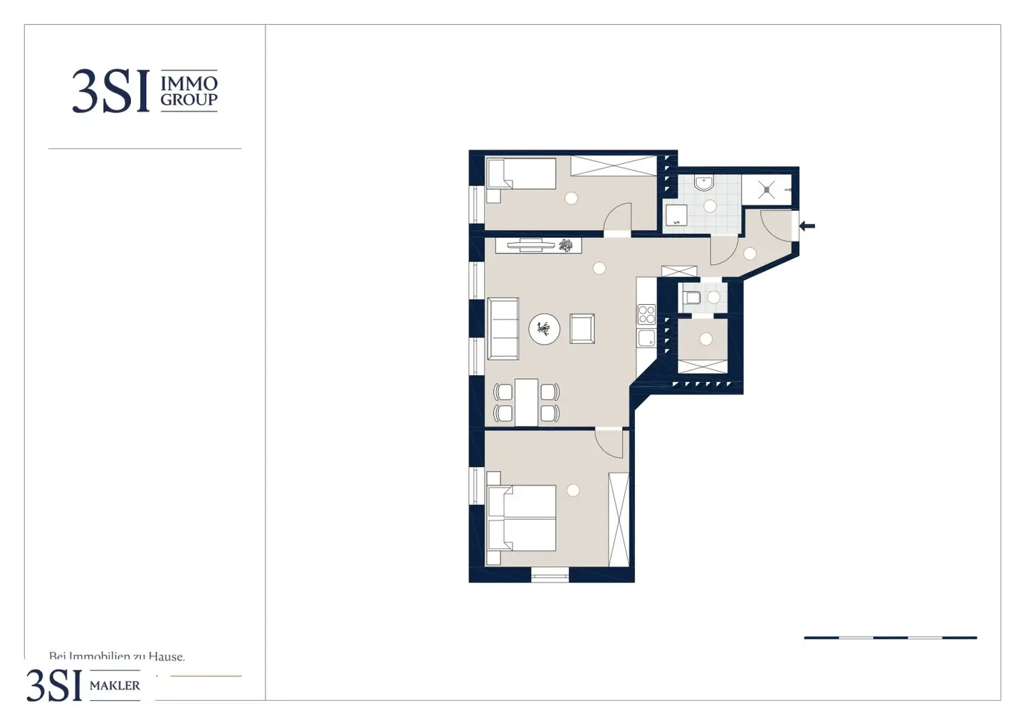 Altbau trifft Design – Traumhafte 3-Zimmer-Wohnung frisch saniert