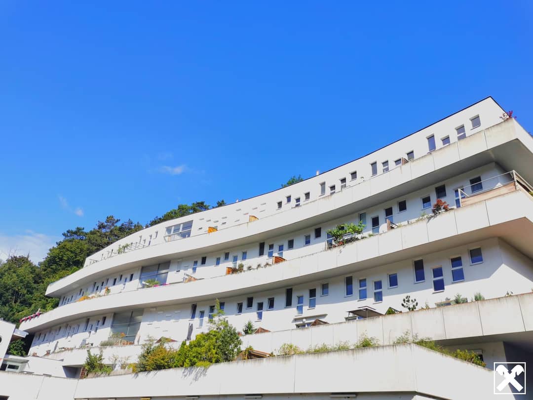 Maisonettewohnung mit Terrasse und Grünblick