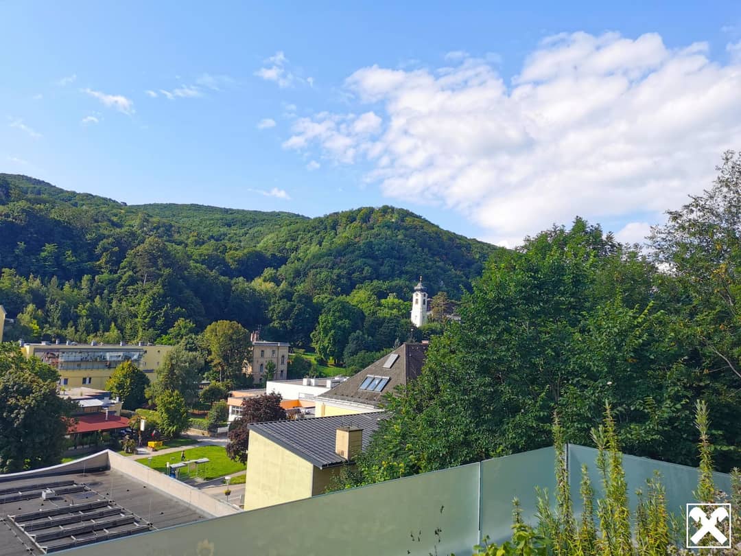 Terrasse mit Bergblick