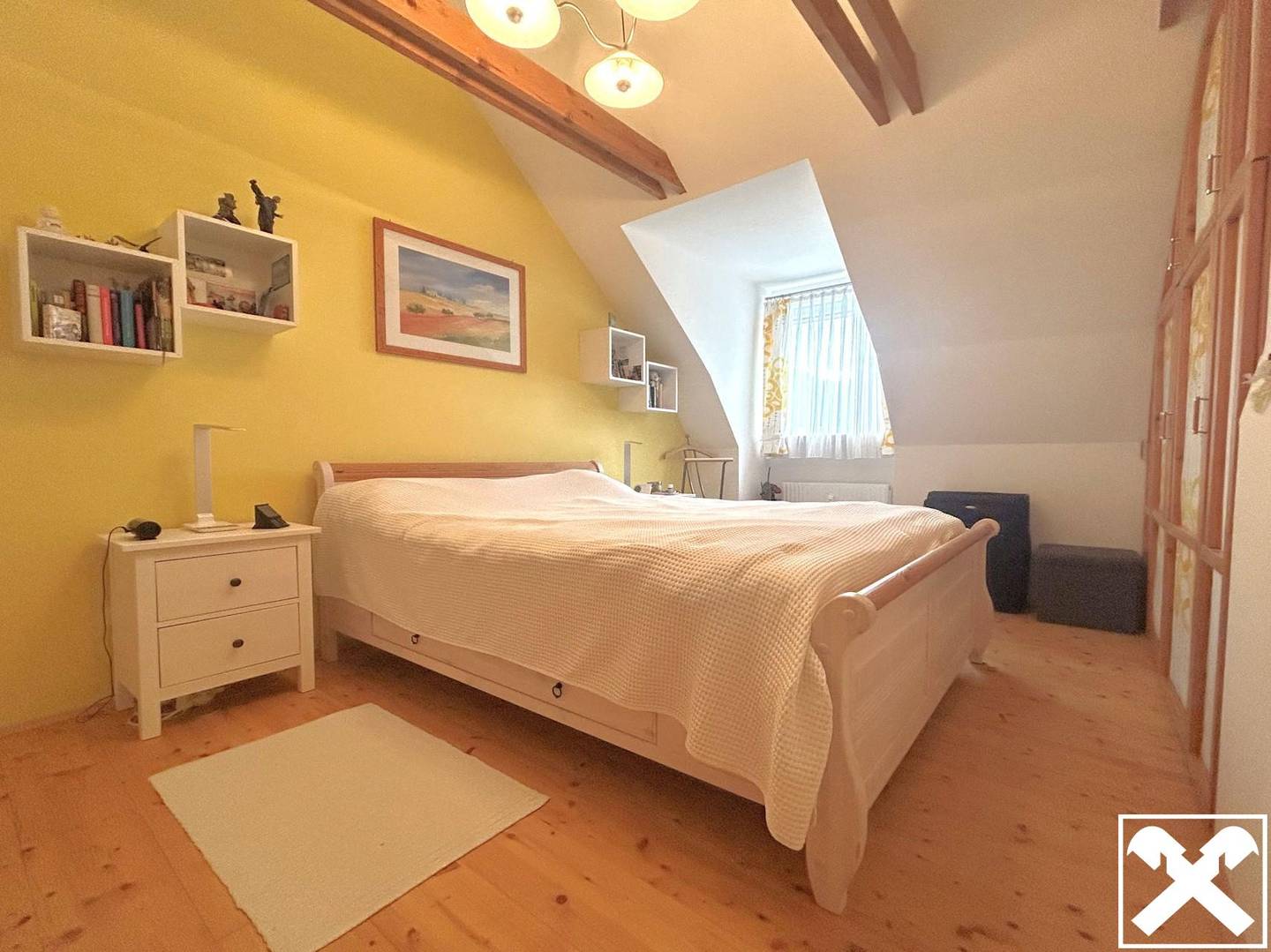 Dachgeschosswohnung in Hallwang/Esch mit Gartenanteil, 3-Zimmer