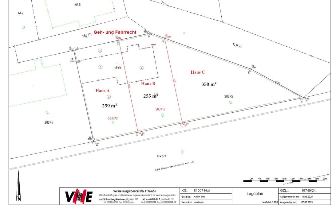 Last Building Plot for Mid Terrace House in Vomp