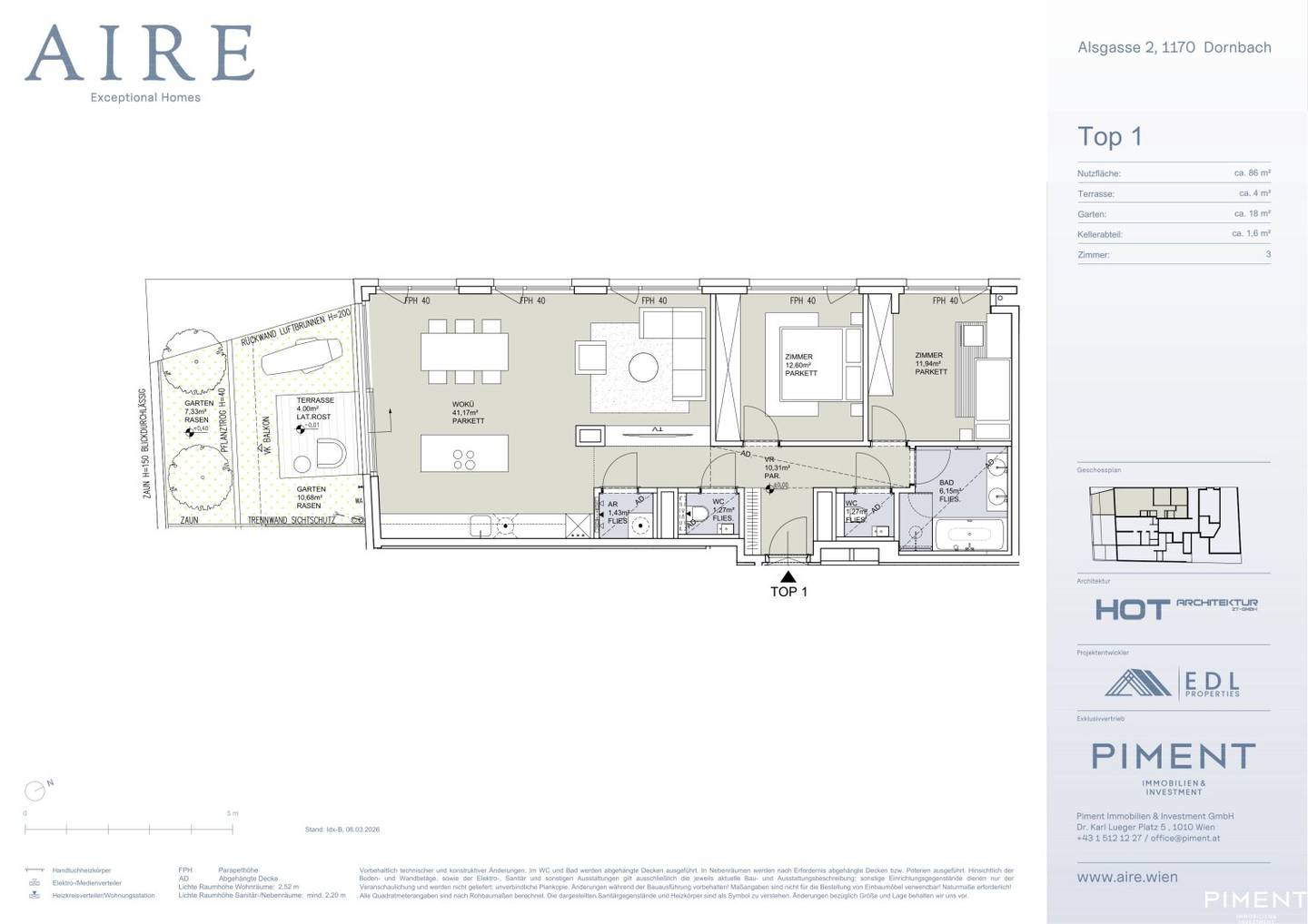 Neubau Wohnung Erstbezug Garten und Smart Home
