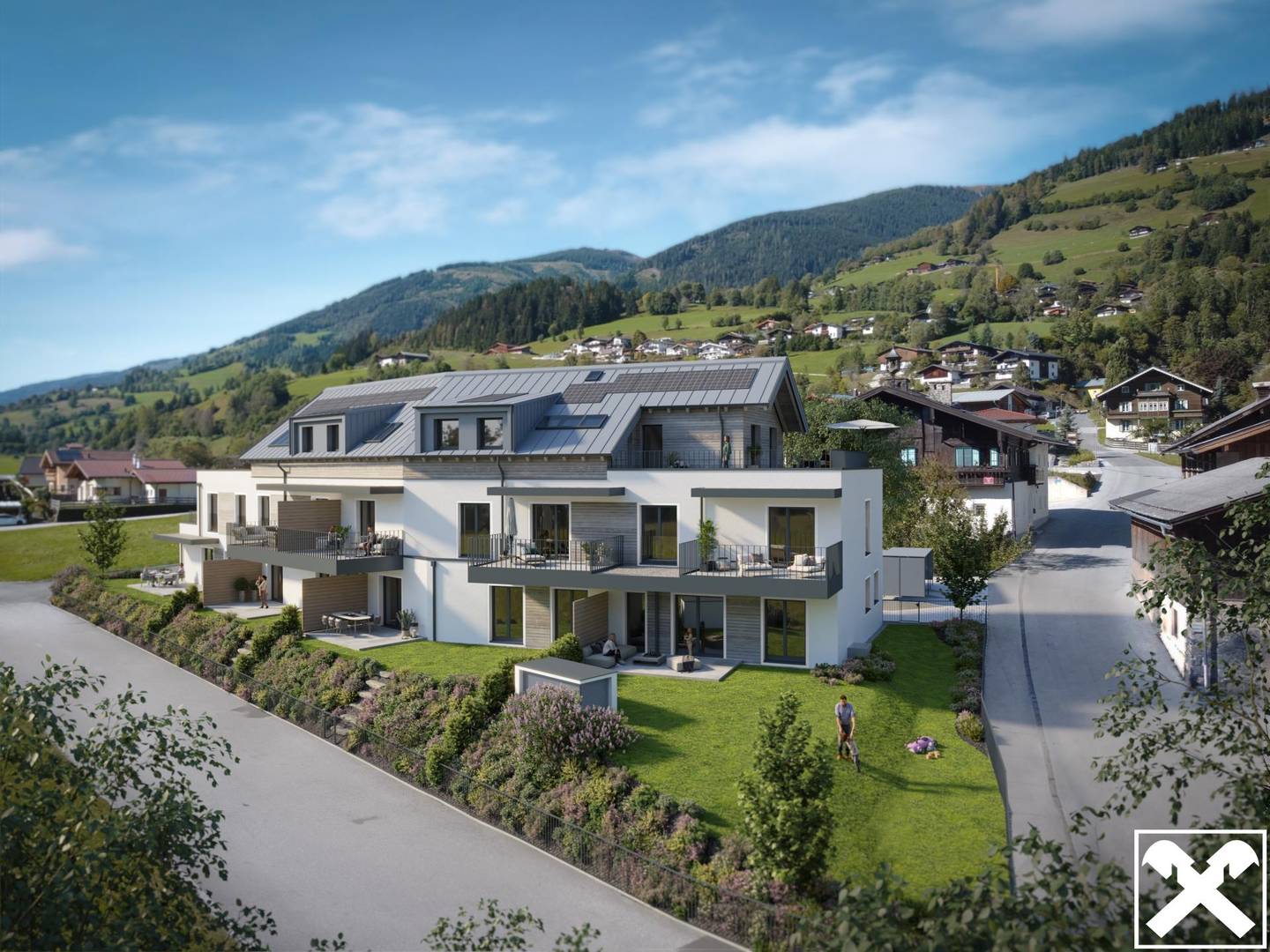 Wohnung Zwei Zimmer Balkon Sonnig