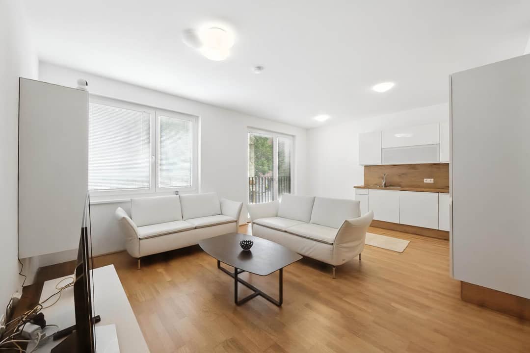 Helle moderne Wohnung mit offener Küche