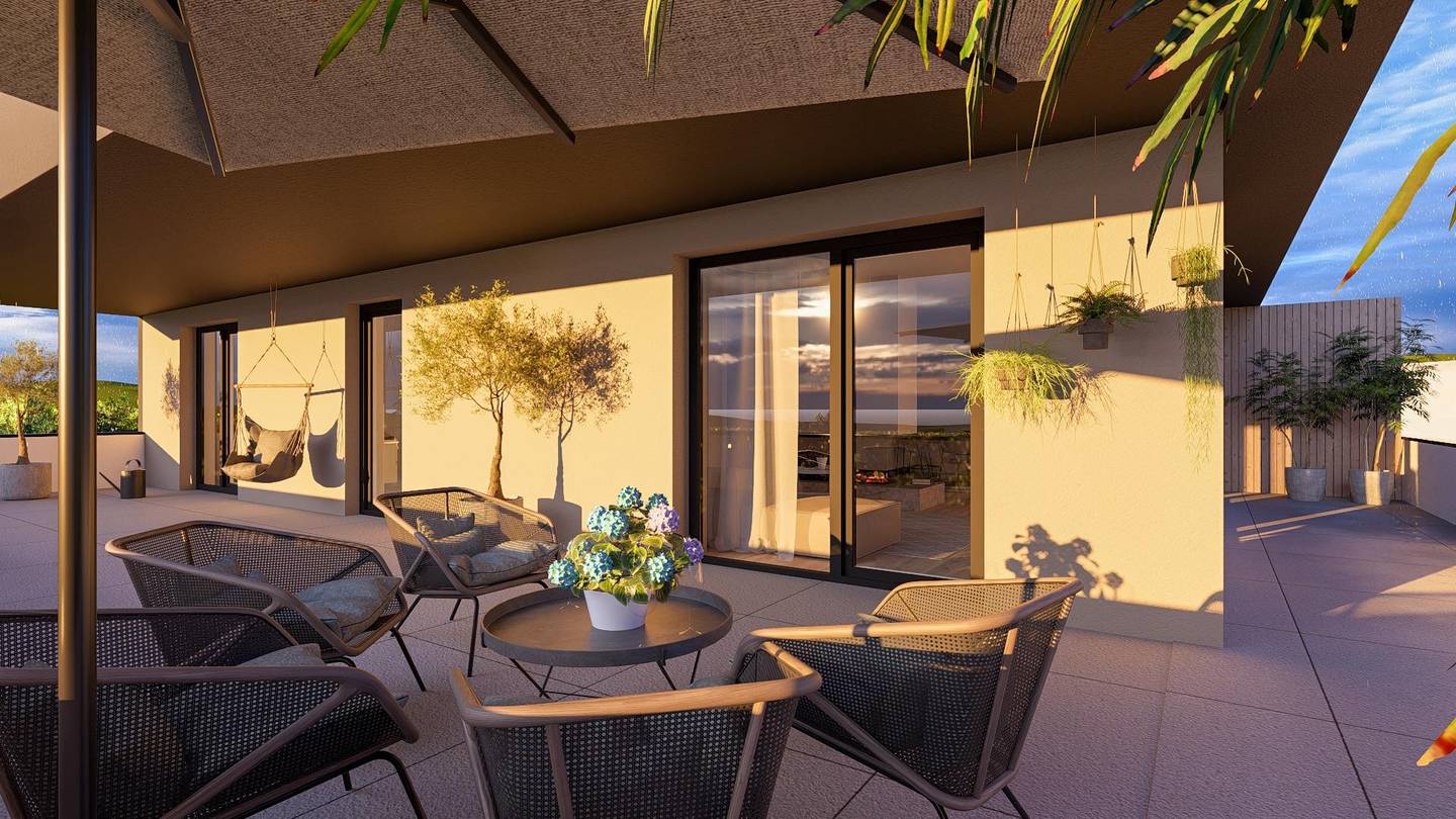 New build apartment with terrace Brundlwiese barrier free