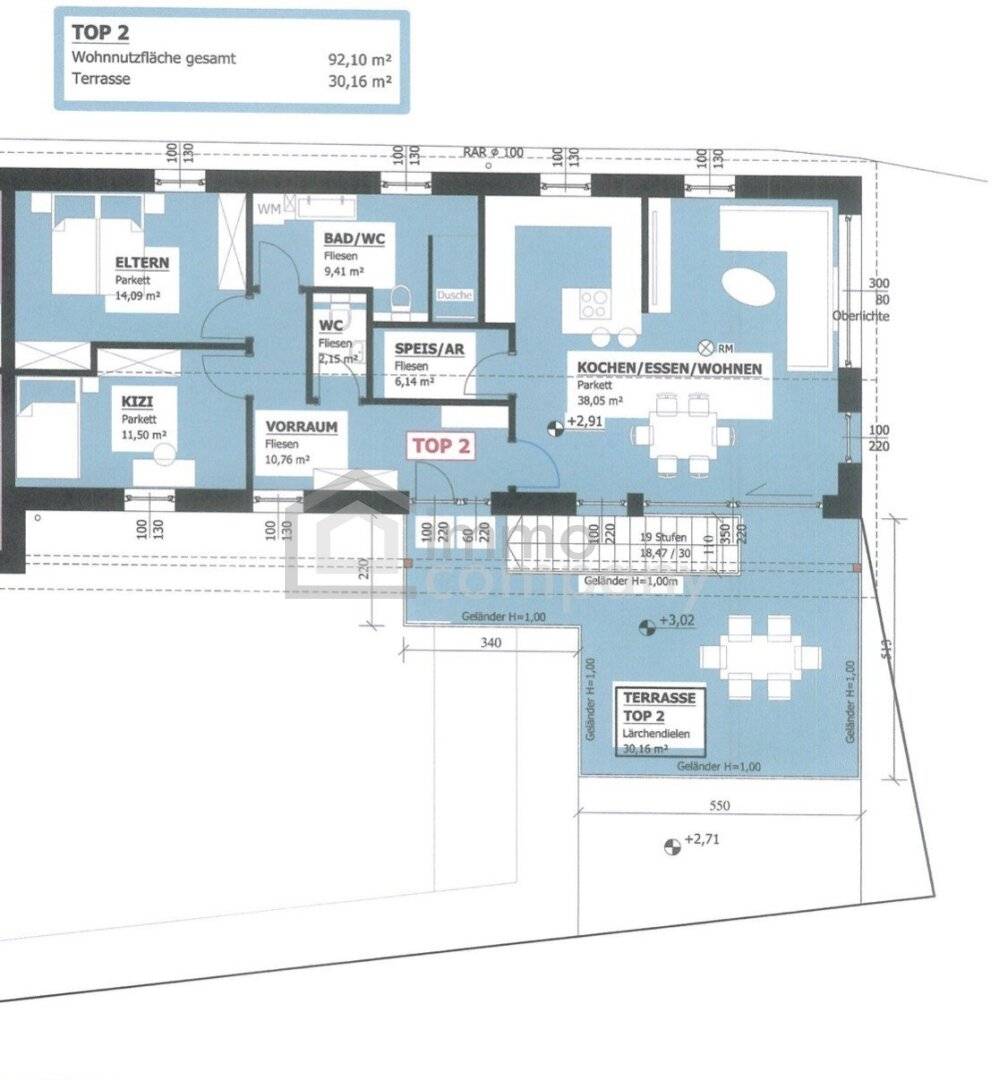 Neubau Erstbezug Wohnung Großzügige Terrasse Carport