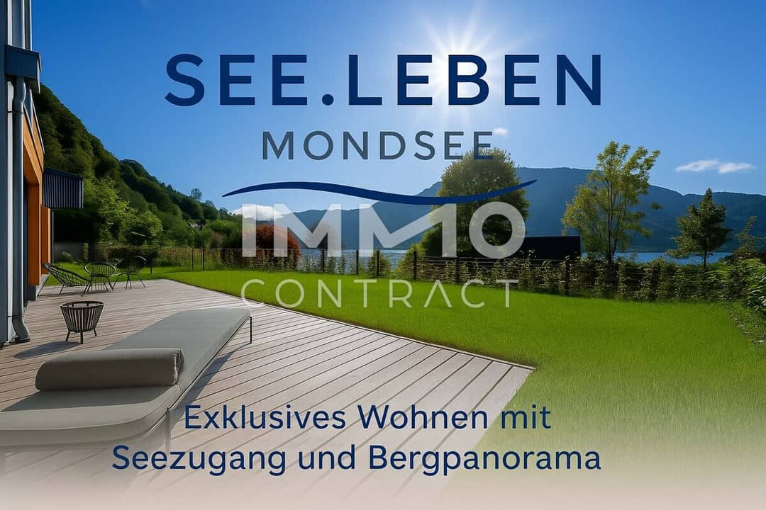 Wohnung mit privatem Seezugang und Bergpanorama