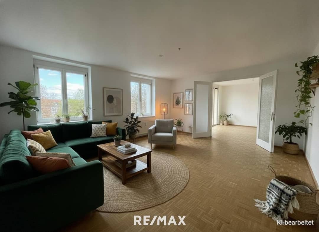 Apartment in central location with loggia and balcony