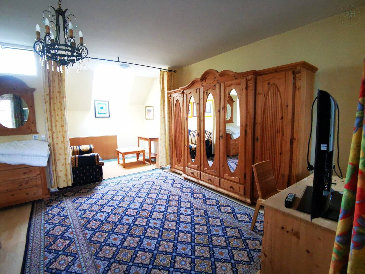 Fully furnished apartment in top location with built in kitchen