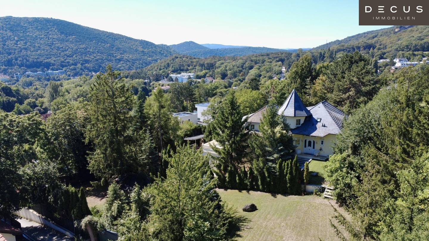 Luxury villa in green prime location on the sunny hillside