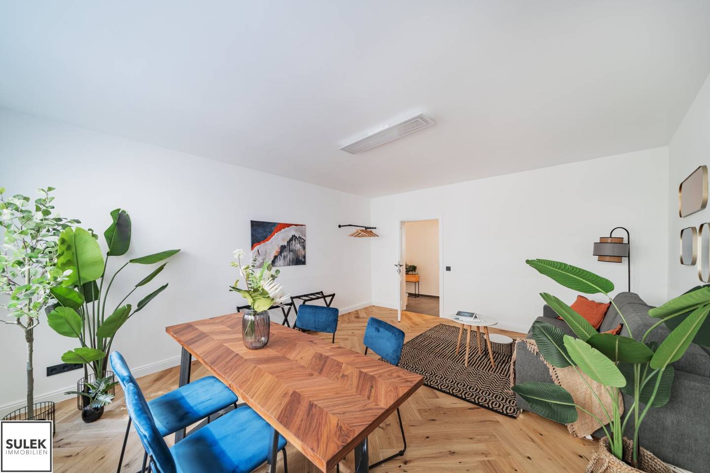 Wohnung ruhige Hoflage moderne Einbauküche