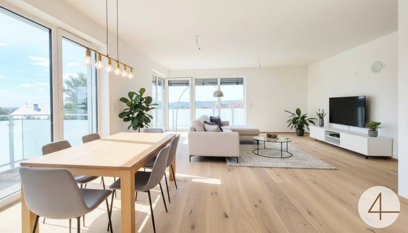 Wohnung ruhige Lage nahe Innenstadt zwei Balkone