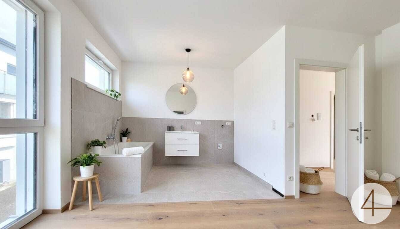 Wohnung ruhige Lage nahe Innenstadt zwei Balkone